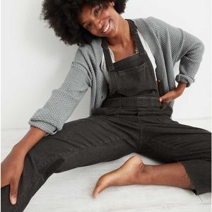 Aerie werk & play grey corduroy overalls